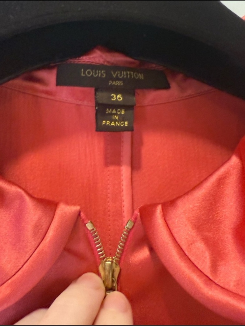 Louis Vuitton Spring 2003 Runway Coral Silk Satin Dress - Picture 5 of 6